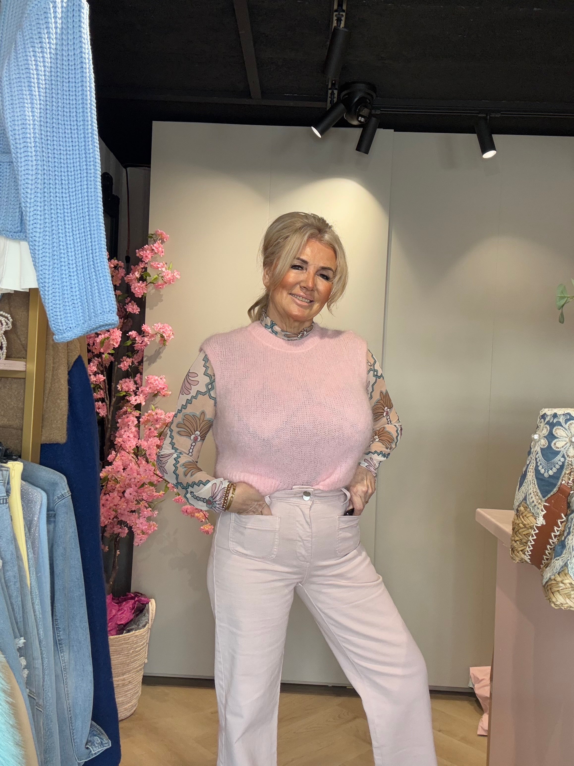 Spence Mohair Licht Roze